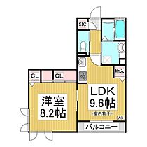 グレイスステージ稲葉  ｜ 長野県長野市大字稲葉（賃貸アパート1LDK・2階・43.77㎡） その2