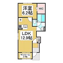 長野県長野市大字稲葉（賃貸アパート1LDK・1階・50.13㎡） その2