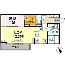 (仮）D-ROOM高田字久保  ｜ 長野県長野市大字高田（賃貸アパート1LDK・1階・41.95㎡） その2