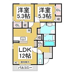 物件の間取り