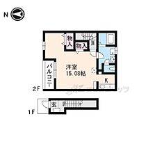 ラ　フォンテ 203 ｜ 滋賀県大津市大萱2丁目（賃貸アパート1R・2階・40.74㎡） その2