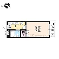 滋賀県大津市平津二丁目（賃貸マンション1K・3階・20.75㎡） その2