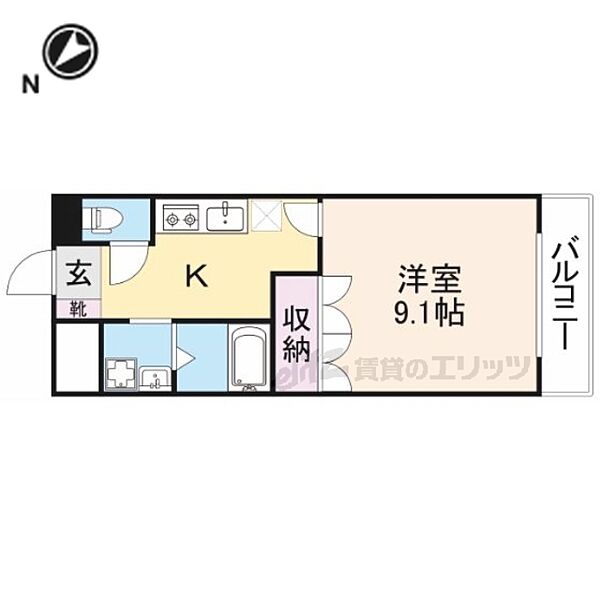 メゾン花水木 108｜滋賀県彦根市平田町(賃貸マンション1K・1階・29.95㎡)の写真 その2