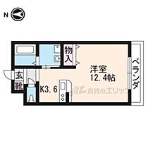 テュールコワーズ 307 ｜ 滋賀県大津市石場（賃貸マンション1R・3階・37.26㎡） その2