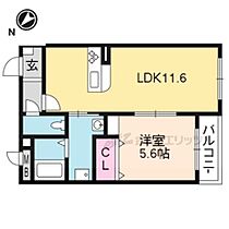 ハートフル下戸山 103 ｜ 滋賀県栗東市下戸山（賃貸マンション1LDK・1階・40.90㎡） その2