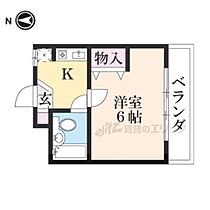 滋賀県大津市尾花川（賃貸マンション1K・2階・19.95㎡） その2