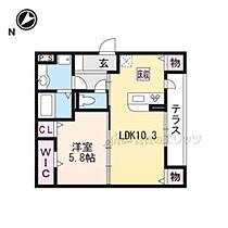 滋賀県大津市大萱4丁目（賃貸アパート1LDK・1階・42.51㎡） その2