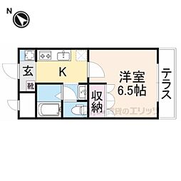 間取図画像 1K