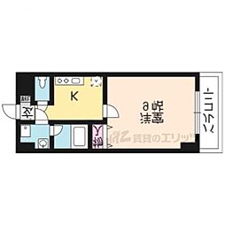 エンゼルプラザイースト1 1Kの間取図画像