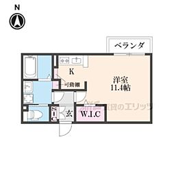 CASA+αOTSUKYO ワンルームの間取図画像