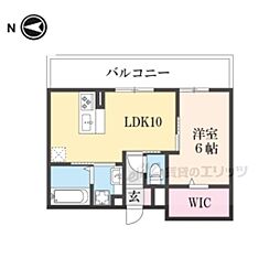 BRANSIA膳所(ブランシア) 1LDKの間取図画像