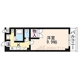 アートプラザ・ユー 1Kの間取図画像