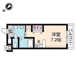ラポール藤 ワンルームの間取図画像
