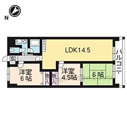 ファミールDAN 3LDKの間取図画像