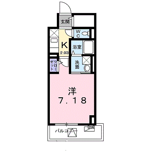 クレスト　中六 804｜神奈川県小田原市浜町１丁目(賃貸マンション1K・8階・26.91㎡)の写真 その2