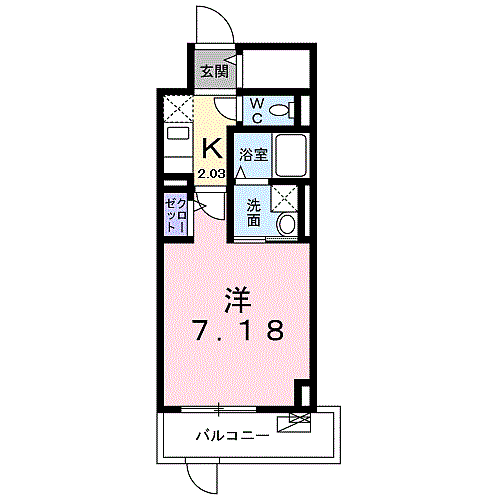 クレスト　中六 103｜神奈川県小田原市浜町１丁目(賃貸マンション1K・1階・26.91㎡)の写真 その2