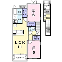 ビューヒルズ 201 ｜ 神奈川県南足柄市岩原906（賃貸アパート2LDK・2階・58.48㎡） その2