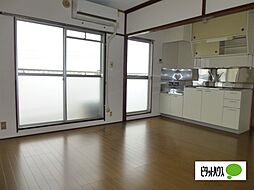 山口ハイツ 403 4階2LDKのリビング/ダイニング