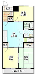 セレーノ 3LDKの間取図画像
