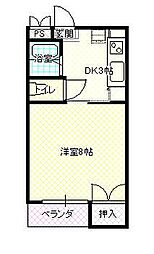 間取図画像 1K