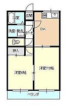 山形県山形市桜田東1丁目（賃貸マンション2DK・1階・44.59㎡） その2