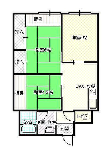 山形県山形市小姓町(賃貸マンション3DK・3階・57.91㎡)の写真 その2