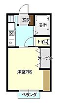 山形県山形市飯田1丁目（賃貸アパート1K・2階・23.18㎡） その2