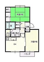 山形県山形市南館3丁目（賃貸アパート2K・1階・43.80㎡） その2