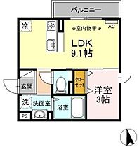 山形県山形市十日町3丁目（賃貸アパート1LDK・2階・30.27㎡） その2