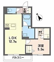 山形県山形市小白川町1丁目（賃貸アパート1LDK・2階・46.72㎡） その2