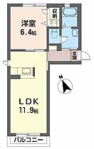 山形県山形市嶋南2丁目（賃貸アパート1LDK・2階・41.94㎡） その2