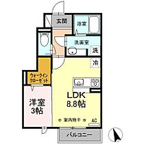 山形県山形市城西町3丁目（賃貸アパート1LDK・1階・35.48㎡） その2