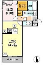 山形県山形市南二番町（賃貸アパート1LDK・3階・46.60㎡） その2