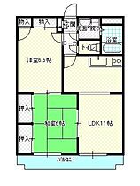 山形県山形市桧町2丁目（賃貸マンション2LDK・2階・55.25㎡） その2