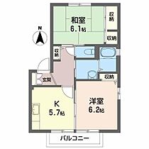 山形県山形市千歳（賃貸アパート2K・2階・44.20㎡） その2