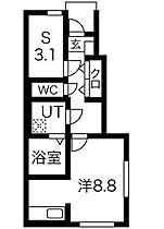 山形県上山市金生西2丁目（賃貸アパート1R・1階・35.25㎡） その2