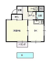 間取図画像 1DK