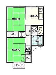 間取図画像 2DK
