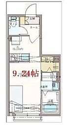 PRECIOUSGRANDE ワンルームの間取図画像