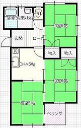 メゾンクロダ 3Kの間取図画像