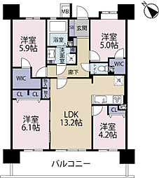 間取図画像 4LDK
