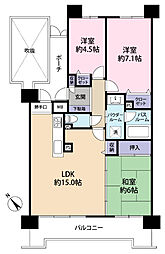 間取図画像 3LDK
