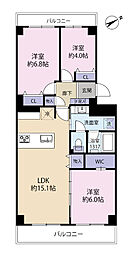 間取図画像 3LDK