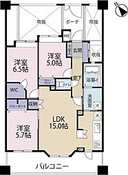 レクセルガーデン浦安 3LDKの間取図画像