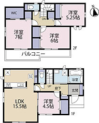 全1棟現場 広々ワイドバルコニー