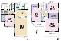 全5棟/F号棟 明るい陽が射す全居室2面窓
