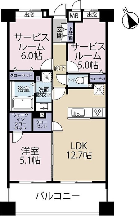 間取り図です