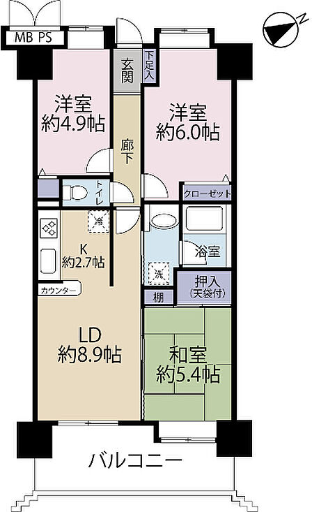 間取り図です