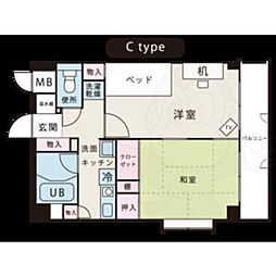 ドーミーいりなかアネックス 2階