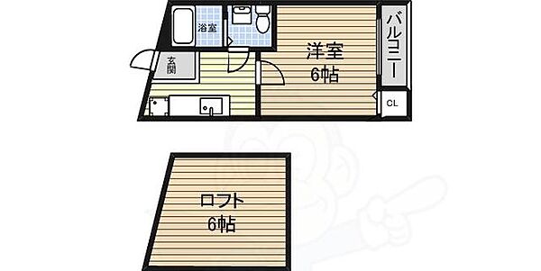 愛知県名古屋市中川区尾頭橋２丁目(賃貸アパート1K・1階・18.00㎡)の写真 その2